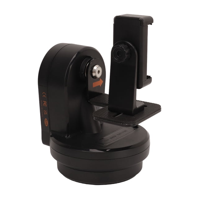 Motorized Pan Tilt Head, 2.4G Remote Control Electronic Camera Tripod Head Horizontal Vertical Shooting With Phone Clip For Camera