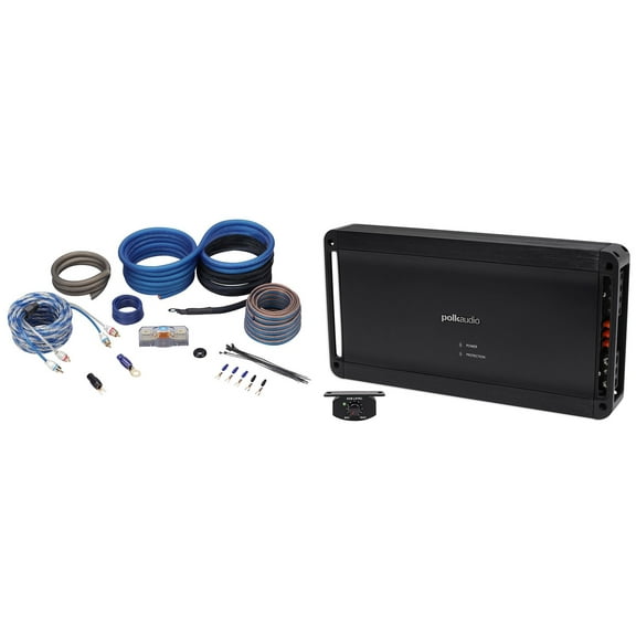 Polk Audio PAD1000.1 Mono 1200 Watt RMS 1-Ohm Car Amplifier Amp Kit PA D1000.1