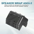thumbnail image 3 of 8 Pcs Speaker Cabinet Corners Protector 48x48x80mm Plastic Stackable Guard Wrap Angle Case Edge Box Protection with 32 Pcs Screw, 3 of 7