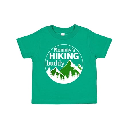 

Inktastic Mommy s Hiking Buddy with Mountains and Trees Gift Toddler Boy or Toddler Girl T-Shirt