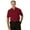Burgundy, variant on BlueGeneration Mens Short Sleeve Superblend Pique No Pocket - Light Blue Large Solid