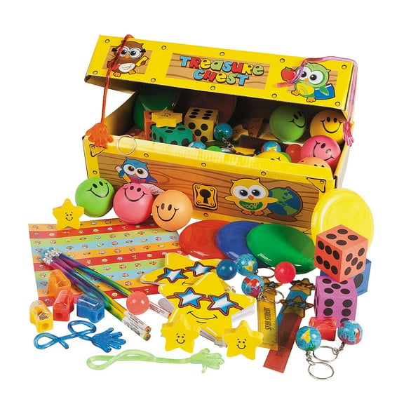 School Treasure Chest Assortment 100Pc - Toys - 100 Pieces