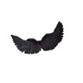 thumbnail image 1 of Wing Costume Accessory Props Halloween Festival Props Men decor Performance Black, 1 of 9