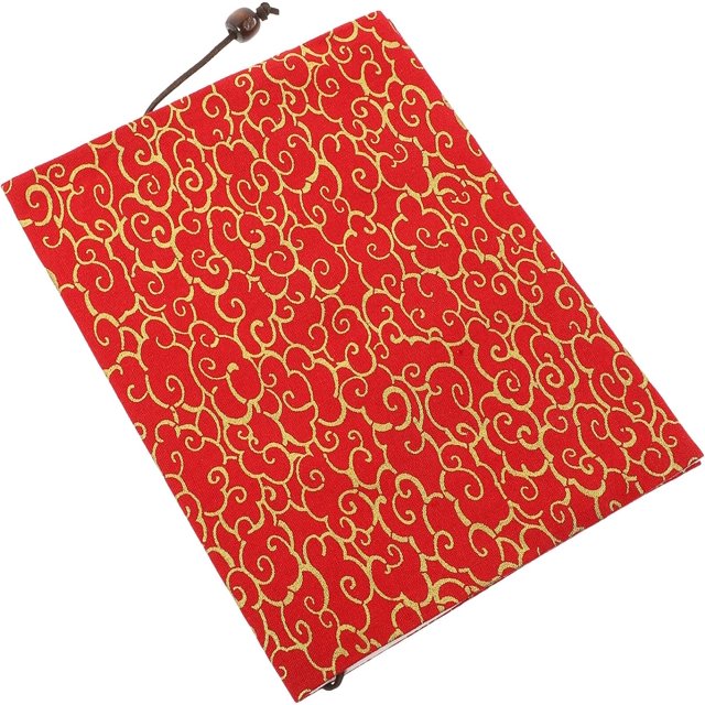 HUGFEGWE Book Cover Sleeve Paperback Protector: Book Covers for Hardcover - Soft Cloth Book Protector with Flower Pattern - Adjustable Book Sleeve for Notebook Bible Planner Book Lovers Accessories