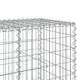 thumbnail image 4 of vidaXL Gabion Basket with Cover 39.4"x19.7"x39.4" Galvanized Iron, 4 of 5