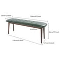 thumbnail image 3 of Spray-Painted Rubber Wood Bench – 47.2x12.6x17.7in Size, 5cm Seat Thickness, Rustic to Modern Decor – for Restaurants, Boutiques & Lobbies, 3 of 9