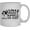 White Coffee Mug 11oz, variant on Scooter Rider Coffee Mug, White Mug, Tea Cup 15 oz