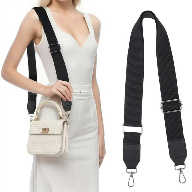 crativent Cotton Made Shoulder Strap Wide Application And Scratch-Proof Sling Bag Bag Shoulder Strap Handbag 1Set