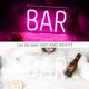 thumbnail image 3 of Letreros de neón Rose Bar, letrero de luz LED de neón con base acrílica, luz de pared de neón USB, letrero de luz LED colgante para casa, bar, pub, cóctel, cerveza, juego, fiesta., 3 of 5