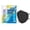A001- Black, variant on Black Disposable Masks | Kn95 Masks for Adults 5 Layer Black Face Masks Disposable 10 Pack | Daily Protection 3D 5D Fit Adult Size Non-Medical