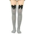 thumbnail image 5 of BLOCLOALO Thigh High Stockings Over the Knee Socks Womens Long Socks Pure Color Socks Thigh High Socks Over the Knee Socks Knitted Thigh High Socks Thick Comfortable Socks Warm Socks A One Size, 5 of 5