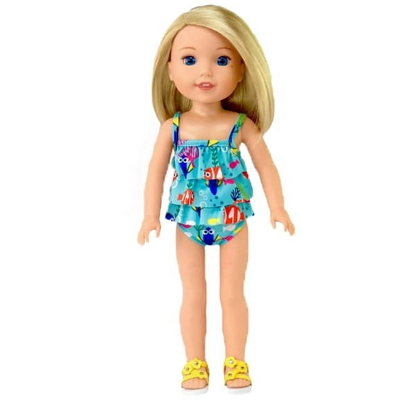 Fish Friends Swimsuit |14’’ Inch Doll Clothing