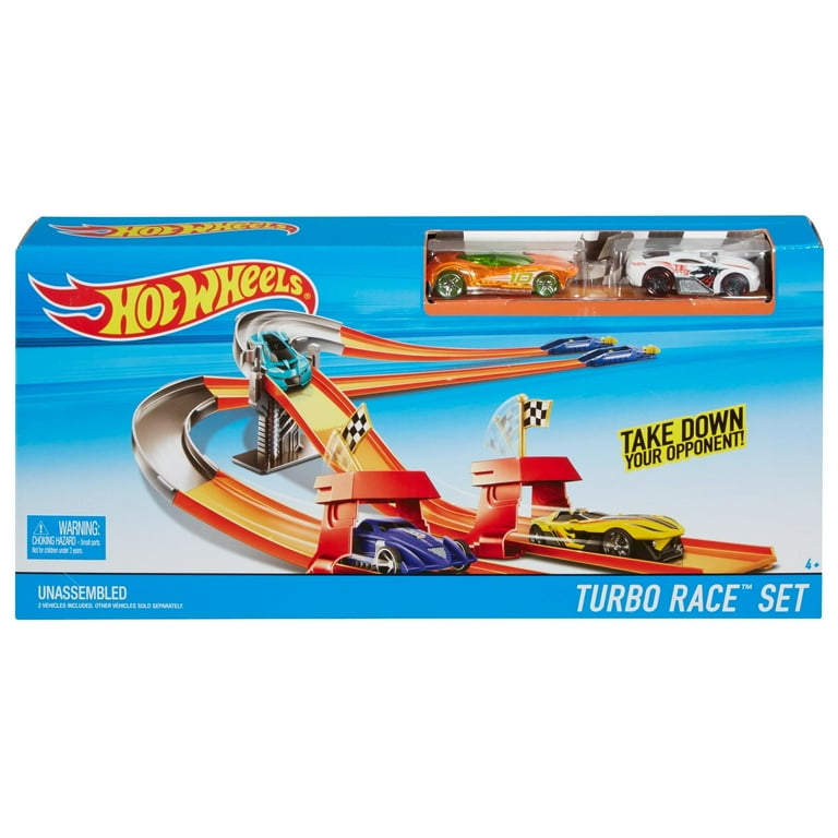 Hot Wheels Multi Loop Rolling Ramp Toy Raceway Fast Fun Race Rally Track Set Walmart