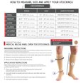 thumbnail image 2 of Truform Knee High Stockings, Open Toe, Dot Top: 30 - 40 mmHg, Beige, Small, 2 of 7