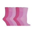 thumbnail image 1 of Gentle Grip - 6 Pairs Ladies Gentle Grip Non Elastic Crew Socks, 1 of 2