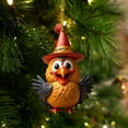 thumbnail image 4 of Fiudx Lindo Colgante de Gallo, Adorno Único para Árbol de Navidad, Regalo Navideño Multiusos, Adorno para Espejo de Coche y Mochila, Decoración para Fiestas de Invierno, Idea Divertida para Intercamb, 4 of 5