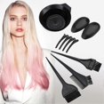 thumbnail image 5 of 9Pcs Hair Dye Coloring Kit Hair Tinting Bowl Dye Brush Ear Cover Gloves Hair Coloring Cape For Salon and Home Use, 5 of 5