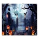 thumbnail image 1 of Panel De Puerta De Garaje W Horror Night Para Halloween, Fie, 1 of 4