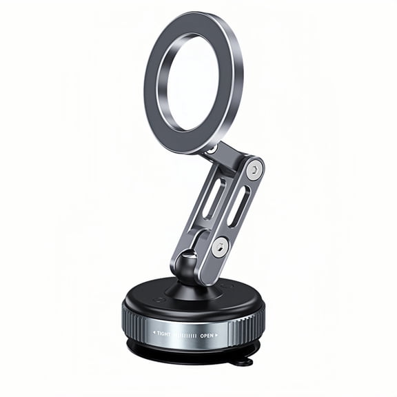 IUFACE Extendable Long Arm Magnetic Cup Holder Mount Cell Phones Car Mount Set with Phone Holder