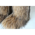 thumbnail image 5 of Gegefur Women's Furry Fluffy Boot Faux Fur Long Snow Boot Knee High Boots Warm Comfortable Outdoor Flat Shoes, 5 of 5