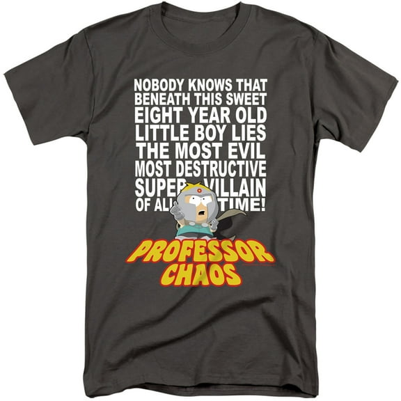 South Park Professor Chaos Unisex Adult Tall T Shirt,Professor Chaos, 2X-Large