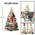 thumbnail image 3 of Personalized Book Name Christmas Decorations Pendant Acrylic Plane Christmas Tree Car Pendant Plane Pendant. (C), 3 of 8