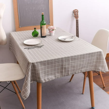tablecloth table banquet decro sequin plaid selling trend round event market modern rectangle linen cloth tea cotton dining kitchen