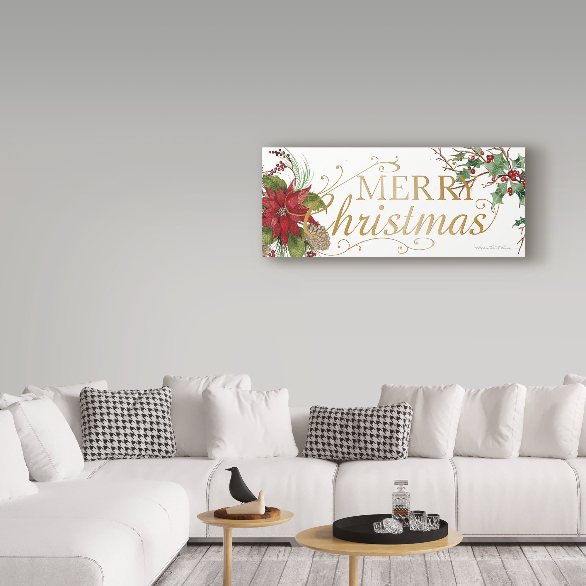 Trademark Fine Art 'Holiday Happiness X' Canvas Art by Kathleen Parr McKenna