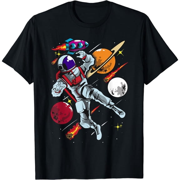 Astronaut Shirt Outer Space Tshirt Gift Men Women Boys Girls T-Shirt