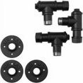 thumbnail image 2 of Gancho hexagonal industrial retro 3psc combinación de ganchos de cocina y baño en gancho de pared negro 1PCS,, 2 of 5