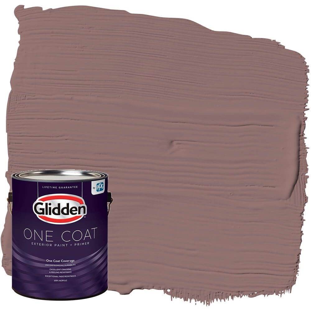 Glidden One Coat Exterior Paint and Primer, Oakwood Brown
