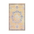 thumbnail image 4 of Unique Loom Renaissance Collection Area Rug - Roma (2' x 3' 1" Rectangle Tuscan Yellow/Navy Blue), 4 of 7