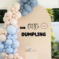 thumbnail image 1 of Notre Petit Décalque de Dumpling - Décalque d'Arche de Ballon pour Baby Shower, Décorations de Fête pour Révélation de Sexe, Déco de Panneau de Dumpling, 1 of 7