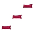 thumbnail image 3 of Kearding Funda de almohada larga completa de cuerpo de seda de lujo de color sólido Rojo 48x120cm Type1 NO1, 3 of 6
