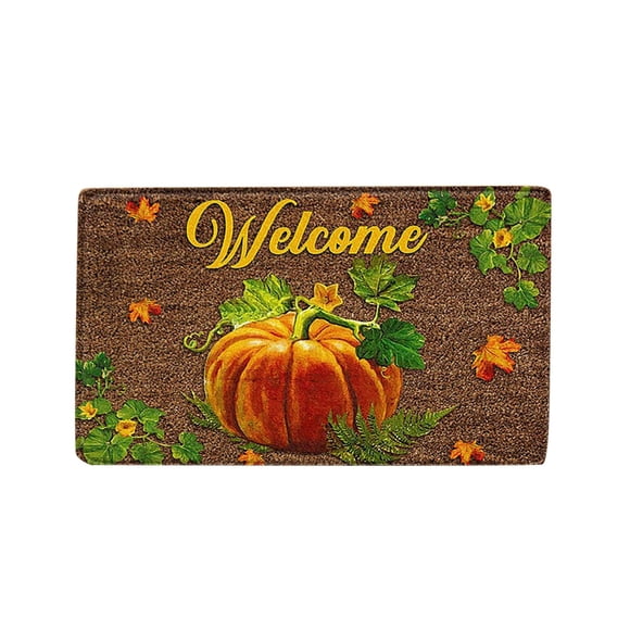TIELUTT Thanksgiving Doormat Autumn Pumpkin Carpet Non Doormat Party Decoration Large Area Rugs for Living Room Cute Throw Blankets for Women Room Size Rugs Blankets Fall Area Rug for Dorm Room
