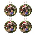 thumbnail image 1 of Adornos navideños Navidad Listado de madera Guirnalda de perro Decoración de árbol de Navidad de madera Wmkox8yii gf8878, 1 of 8