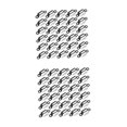 thumbnail image 4 of MLINS 60 Sets  Invisible Connector Screw Fasteners Assembly Connection Cabinet Wardrobe Furniture Accessories, 4 of 8