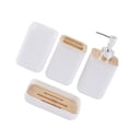 thumbnail image 2 of Accesorios de baño, organizador de baño, decoración de baño, regalo práctico, almacenamiento de artículos de tocador esenciales para tocador de Hotel, 009, 2 of 8