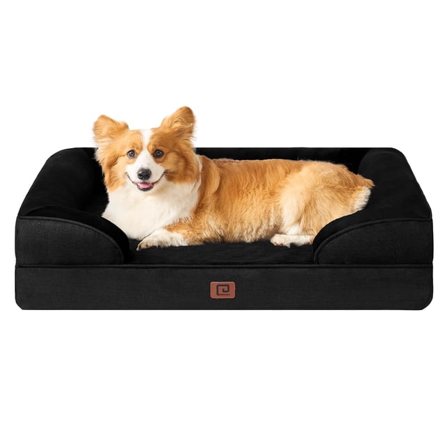 Cama ortopédica para perros EHEYCIGA, impermeable, espuma viscoelástica, grande