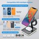 thumbnail image 3 of Estación de carga inalámbrica-4 en 1 cargador inalámbrico rápido con luz LED para cargador Magsafe Iphone,iwatch, serie airpods Afortunado Sencillez, 3 of 4