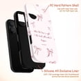thumbnail image 4 of Pink Bow Bible Verse Phone Case, Cute Feminine Faith-Based Design for iPhone 16 15 14 13 12 11 Pro Plus Mini, 4 of 6