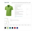 thumbnail image 2 of Sport-Tek ST659 Mens Contrast Stitch Polo Shirt - Green Oasis - 3X-Large, 2 of 2
