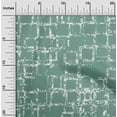 thumbnail image 2 of oneOone Cotton Jersey Dusty Teal Green Fabric Geometric Diy Clothing Quilting Fabric Print Fabric By Yard 58 Inch Wide-VW, 2 of 6