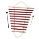 thumbnail image 2 of Campana de meditación 9 notas, instrumento de percusión ornamental, de viento para gestión del aula, herramienta de relajación Rojo, 2 of 8