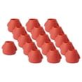 thumbnail image 1 of Protectores de suelo BLESIY 16 Uds Silicona gruesa Doble capa Redondo Rojo, 1 of 4