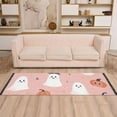 thumbnail image 2 of Yayeee Runner Rug for Bedroom 2'x6' Machine Washable Hallway Non Slip Mat, Pink Cartoon Halloween, 2 of 8