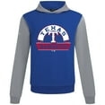 thumbnail image 2 of Men's Levelwear Royal Texas Rangers Throwback Ultimate Banner Arch Hoodie, 2 of 3