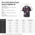 thumbnail image 2 of Salouo Roses Flowers Pattern Cuban Collar Shirts for Men Button-Down Shirt Men's Short Sleeve Shirts Hawaiian Shirts Casual Shirts -4X-Large, 2 of 6