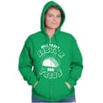 thumbnail image 3 of Will Trade Sister for Taco Funny Food Zip Up Hoodie Men's Women's Brisco Brands 2X, 3 of 6