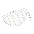 thumbnail image 2 of OUNONA 2Pcs Oven Wire Rack Stainless Steel Half Round Grilling Rack For Bakers In Kitchen Use, 2 of 8